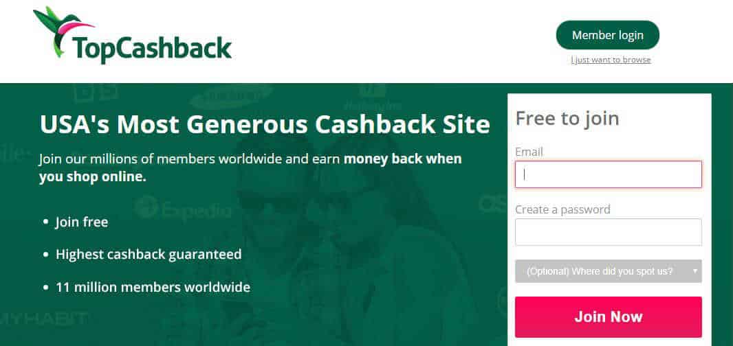 Best Cashback Websites TopCashBack