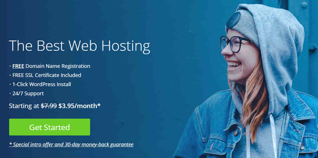 Bluehost Homepage